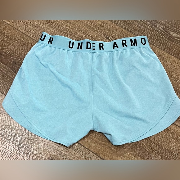 Women’s Under Armour running shorts size small running shorts blue shorts - Picture 8 of 9